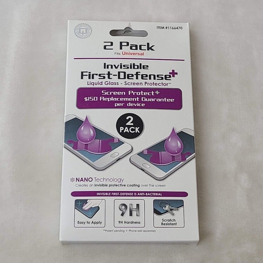 Invisible First-Defense Liquid Glass Screen Protector Single Kit (1 of 2 Pack) - Picture 5 of 5